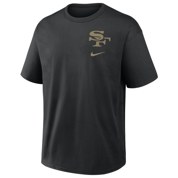 Nike 49ers Rival Short Sleeve T-Shirt - Men's - Black - Image 2