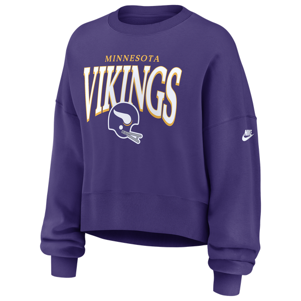 Nike NFL Vikings Crew - Women's - Purple - Image 2