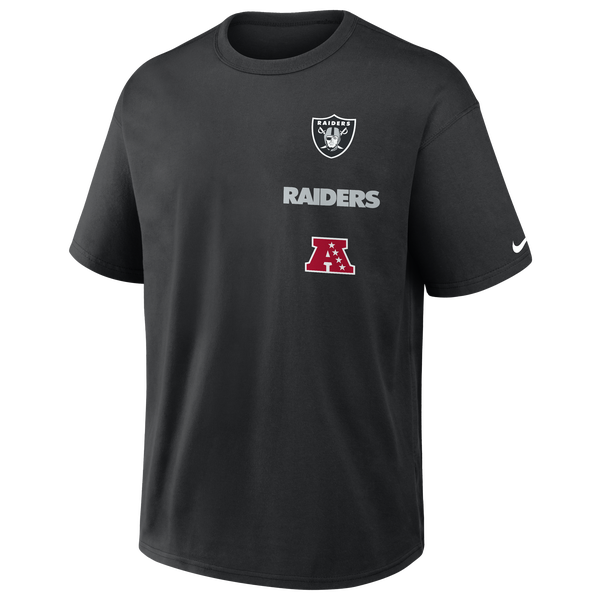 Nike NFL Raiders Short Sleeve T-Shirt - Men's - Black - Image 2