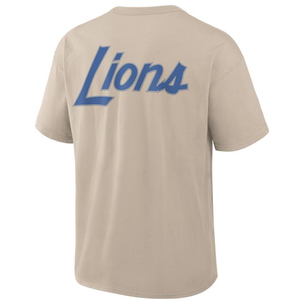 Nike Lions Rewind Short Sleeve T-Shirt - Men's - Beige - Image 3