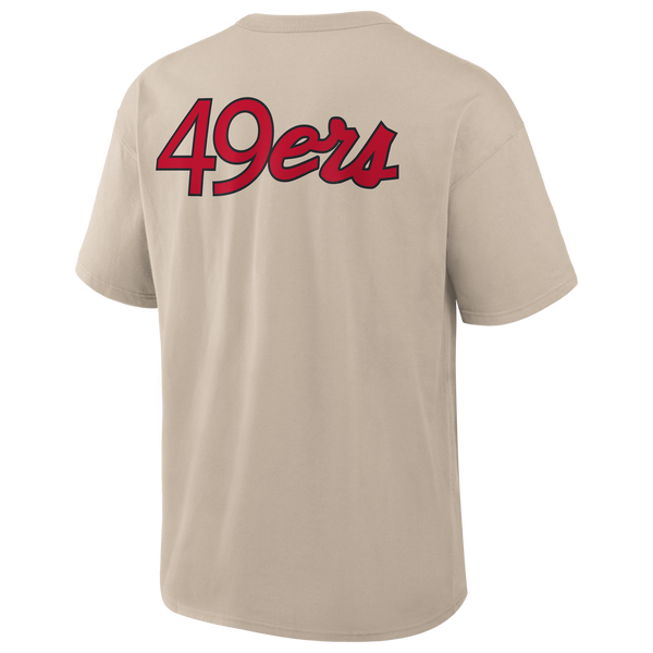 Nike NFL 49ers Rewind T-Shirt - Men's - Beige - Image 3