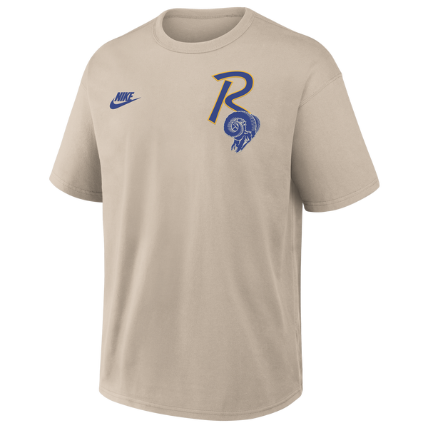 Nike NFL Rams Short Sleeve T-Shirt - Men's - Beige - Image 2
