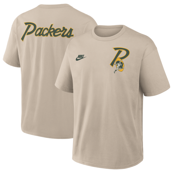 Nike NFL Packers Short Sleeve T-Shirt - Men's - Beige