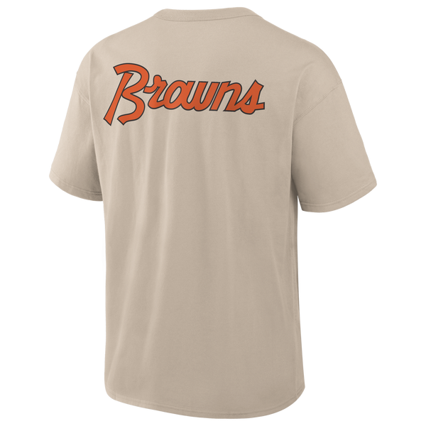 Nike NFL Browns Rewind T-Shirt - Men's - Beige - Image 3