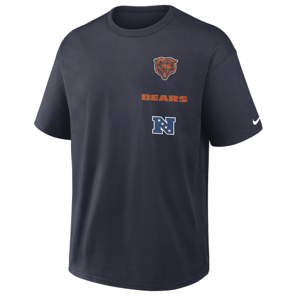 Nike NFL Bears Short Sleeve T-Shirt - Men's - Blue - Image 2