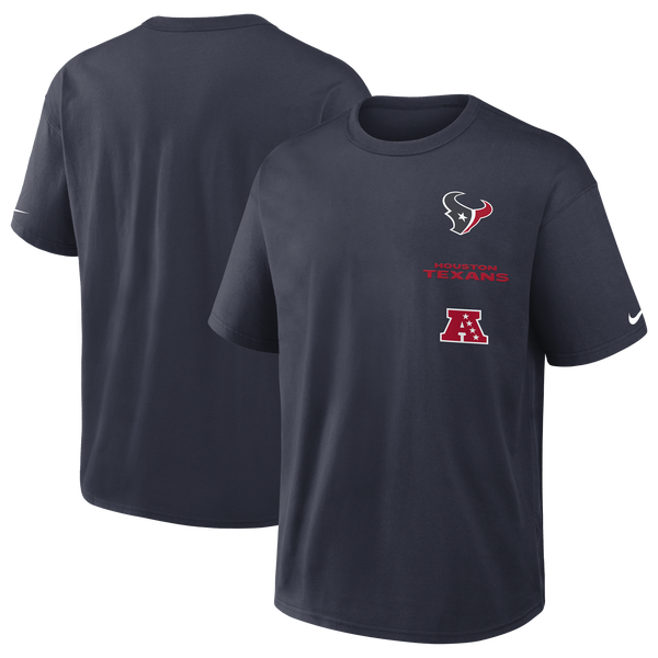 Nike NFL Texans Short Sleeve T-Shirt - Men's - Blue