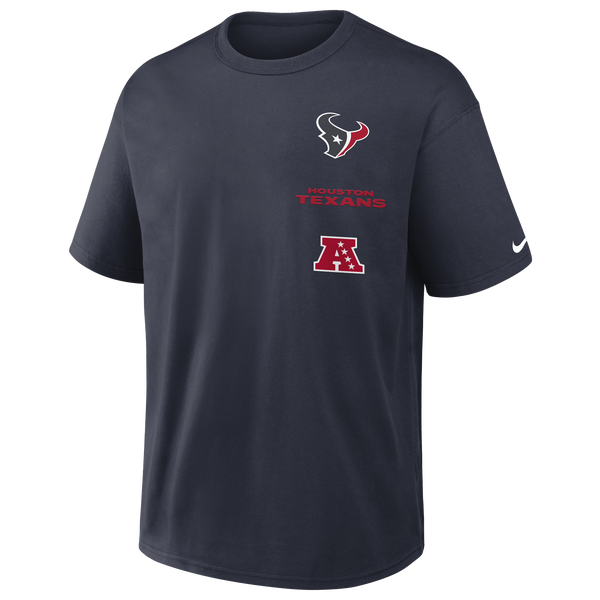 Nike NFL Texans Short Sleeve T-Shirt - Men's - Blue - Image 2