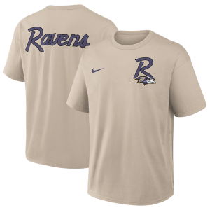 Nike NFL Ravens Short Sleeve T-Shirt - Men's - Beige