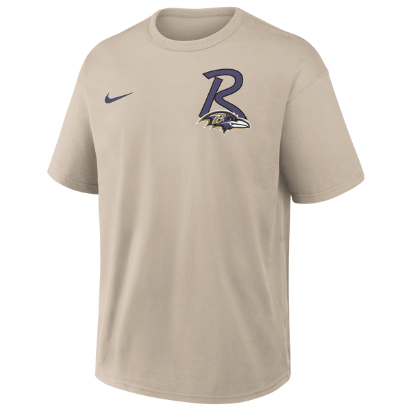 Nike NFL Ravens Short Sleeve T-Shirt - Men's - Beige - Image 2