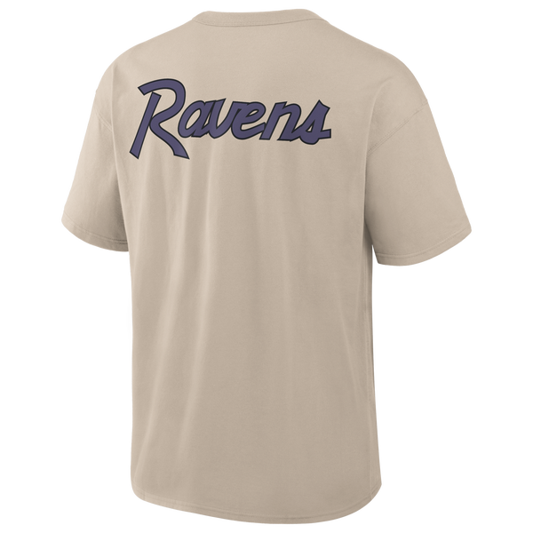 Nike NFL Ravens Short Sleeve T-Shirt - Men's - Beige - Image 3
