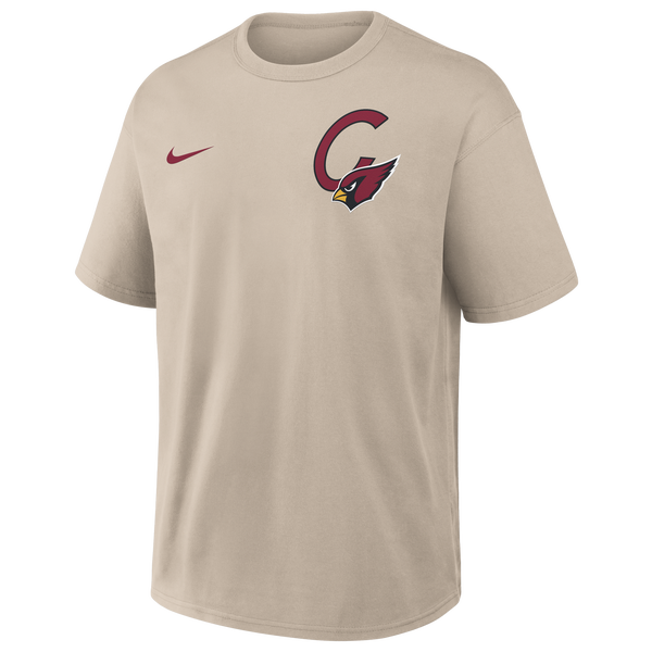 Nike Cardinals Rewind Short Sleeve T-Shirt - Men's - Beige - Image 2