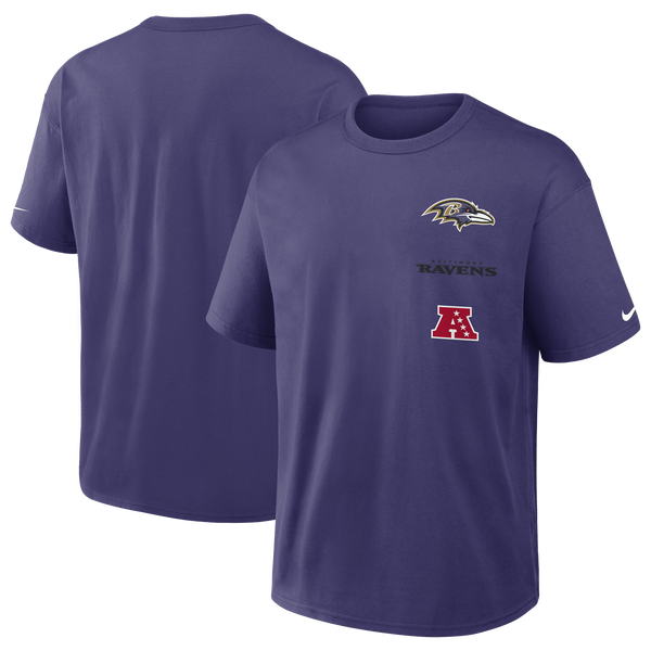 Nike NFL Ravens Short Sleeve T-Shirt - Men's - Purple