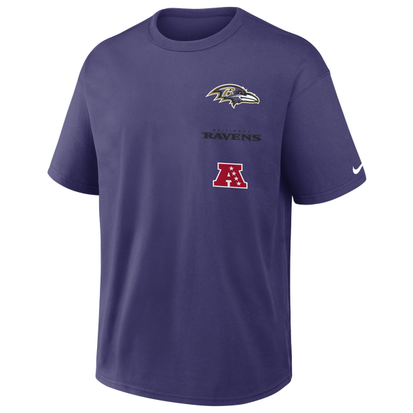 Nike NFL Ravens Short Sleeve T-Shirt - Men's - Purple - Image 2