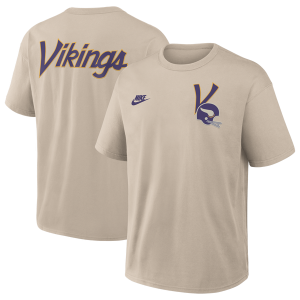 Nike NFL Vikings Short Sleeve T-Shirt - Men's - Beige