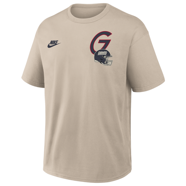 Nike NFL Giants Short Sleeve T-Shirt - Men's - Beige - Image 2