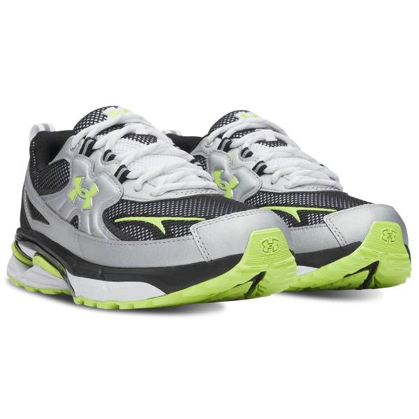 Under Armour Apparition Tech - Men's - Silver/White/Green - Image 3