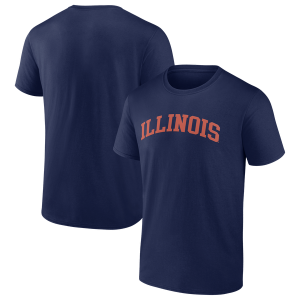 Fanatics Illinois Arch Long Sleeve Shirt - Men's - Navy