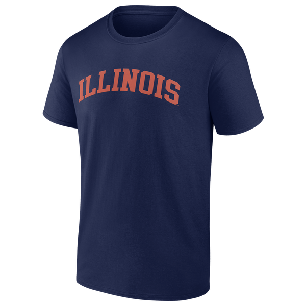 Fanatics Illinois Arch Long Sleeve Shirt - Men's - Navy - Image 2