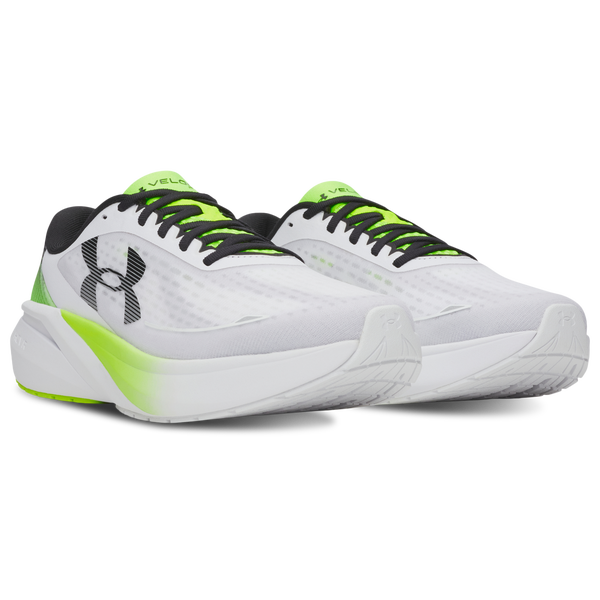 Under Armour Velociti Pace - Men's - White/Yellow/Black - Image 3
