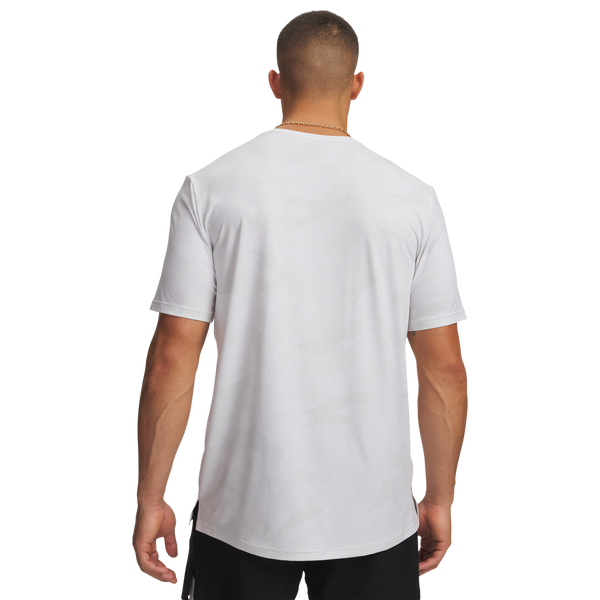 Under Armour Vanish Energy Printed SS - Men's - Gray/Gray/White - Image 2