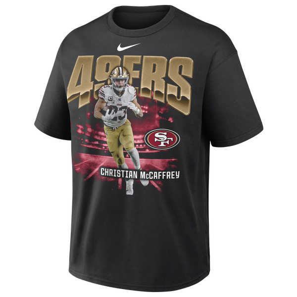 Nike 49ers Oversized Player T-Shirt - Men's - Black - Image 2
