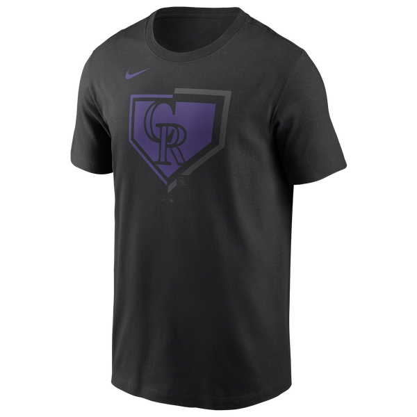 Nike Colorado Rockies Icon T-Shirt - Men's - Black - Image 2