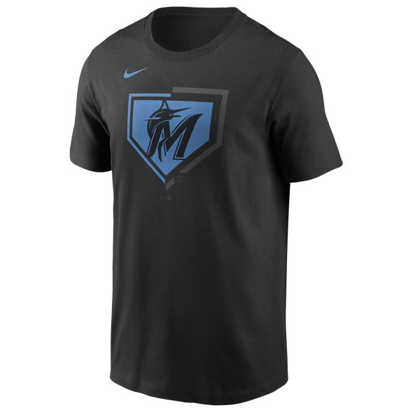 Nike Miami Marlins Icon T-Shirt - Men's - Black - Image 2
