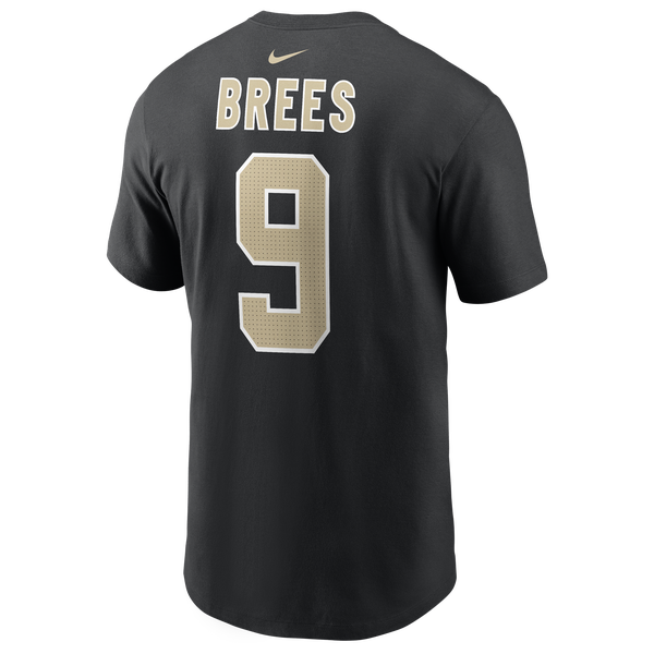 Nike Saints Drew Brees Retired Player T-Shirt - Men's - Black - Image 3