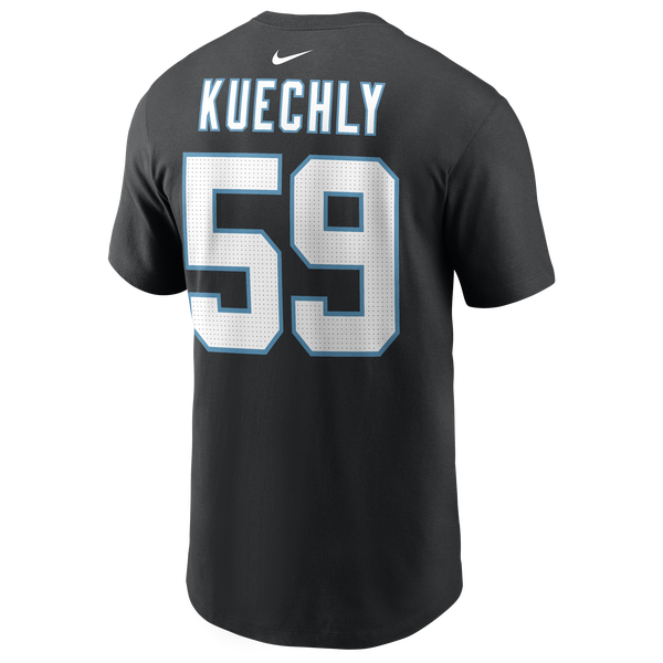 Nike Panthers Luke Kuechly Retired Player T-Shirt - Men's - Black - Image 3