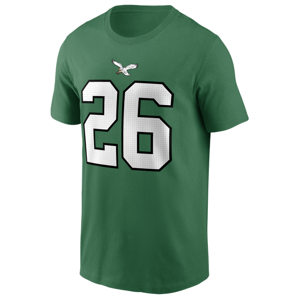 Nike Eagles Name & Number T-Shirt - Men's - Pine Green - Image 2