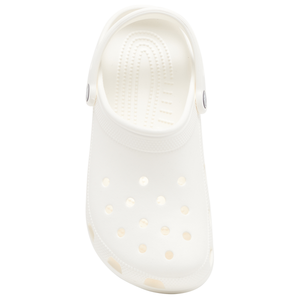 Crocs Classic Clogs - Women's - White/White - Image 5
