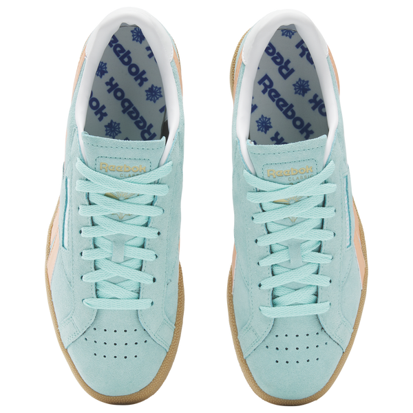 Reebok Club C Grounds Uk - Men's - Ai Aqua/Sunkissed Orange/Gum - Image 4
