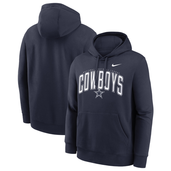 Nike Cowboys Primetime Hoodie - Men's - Navy