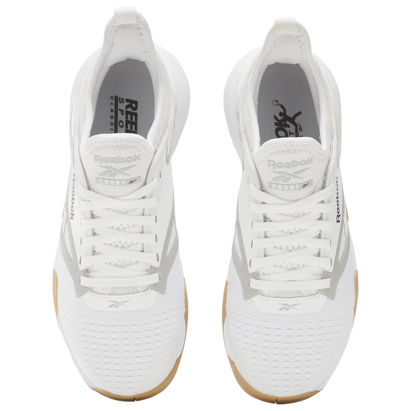 Reebok Nano Court - Women's - White/Black/Grey - Image 3