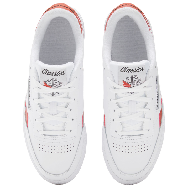 Reebok Club C Revenge - Women's - White/Brick Red/White - Image 3