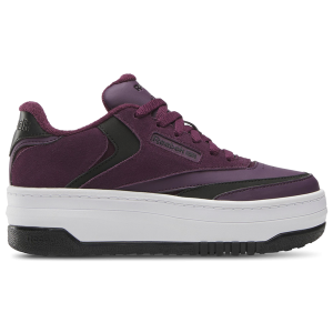 Reebok Club C Extra - Girls' Grade School - Black/Midnight Plum/White