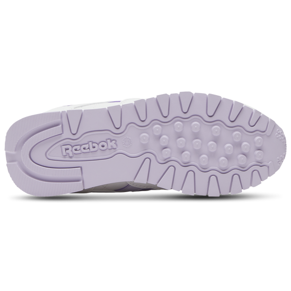 Reebok Classic Leather - Girls' Preschool - White/Digital Gleam - Image 5