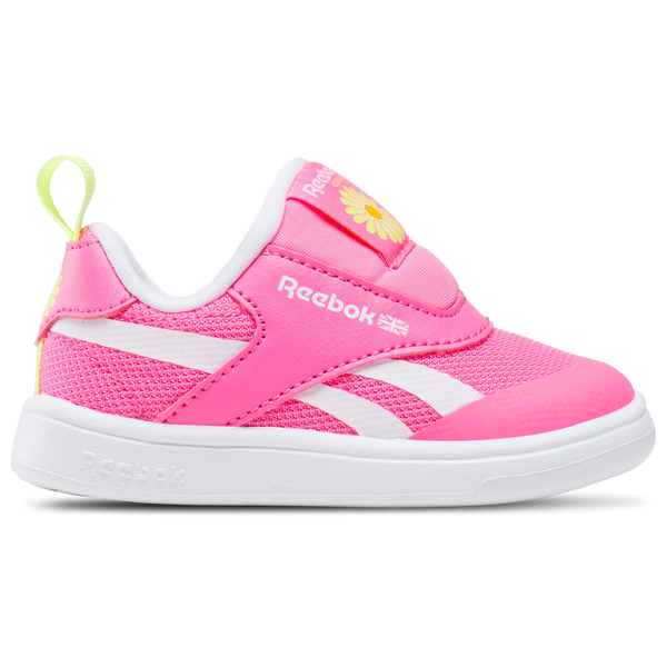 Reebok Club C Revenge - Girls' Toddler - White/Atomic Pink/Electric Yellow