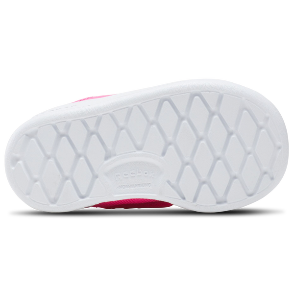 Reebok Club C Revenge - Girls' Toddler - White/Atomic Pink/Electric Yellow - Image 4