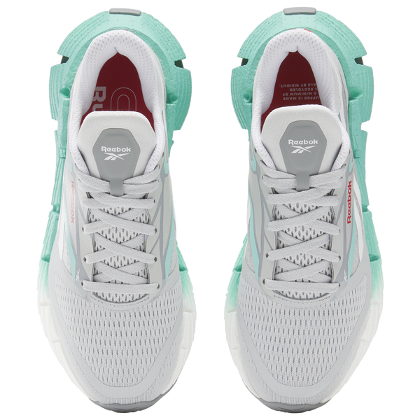 Reebok FloatZig 1 - Women's - Grey/Ai Aqua/White - Image 3