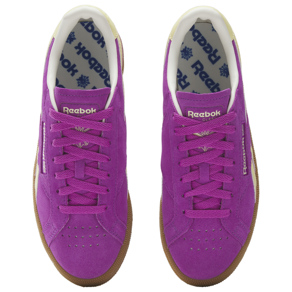 Reebok Club C Grounds UK - Women's - Purple Rave/Chalk/Bleached Yellow - Image 3