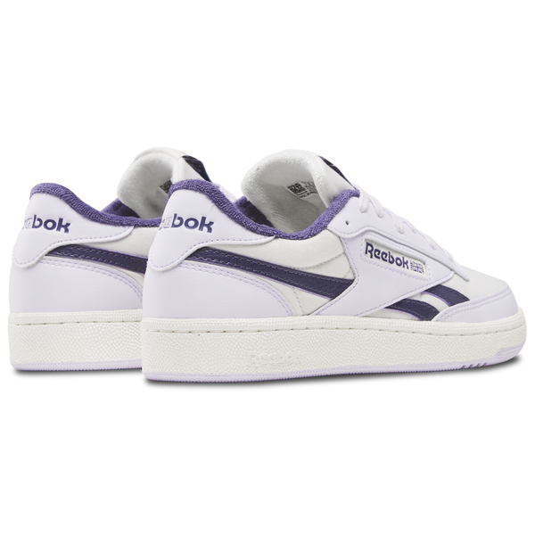 Reebok Club C Revenge II - Women's - Luxe Grey/Digital Gleam/Movement Purple - Image 3