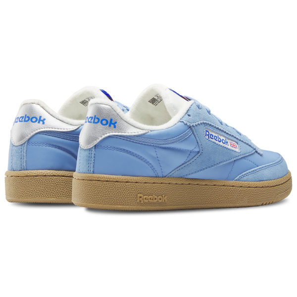 Reebok Club C 85 - Men's - Chalk/Essential Blue/Gum - Image 3