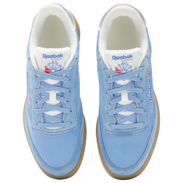 Reebok Club C 85 - Men's - Chalk/Essential Blue/Gum - Image 4