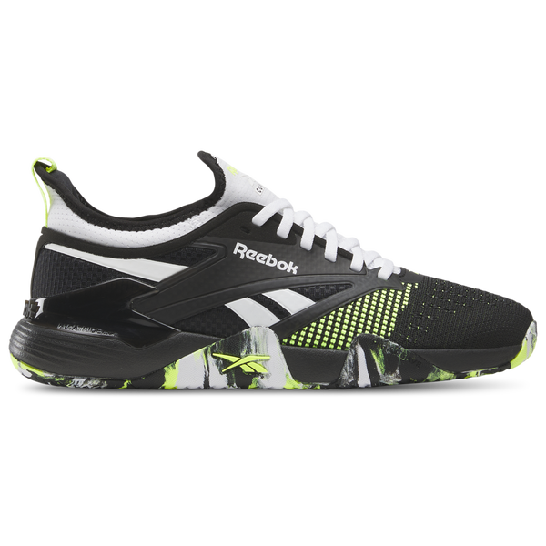 Reebok Nano Court - Men's - Footwear White/Black/Digital Lime