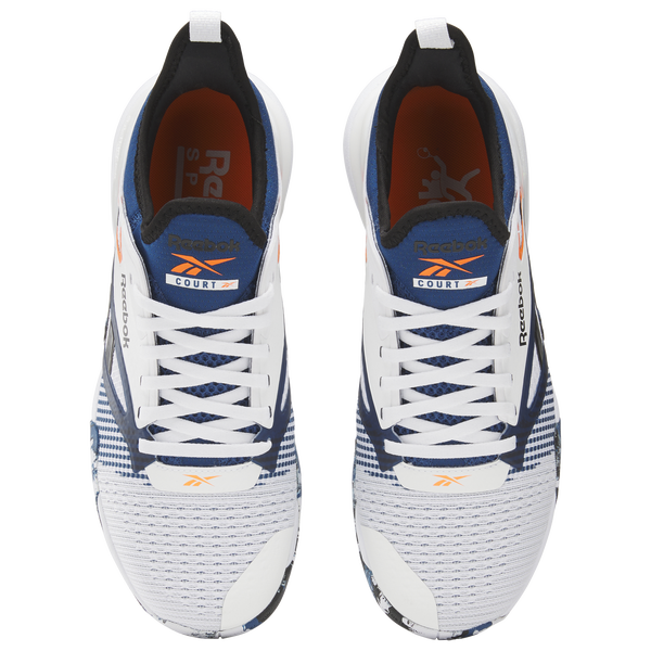 Reebok Nano Court - Men's - Black/Footwear White/Athletic Blue - Image 4