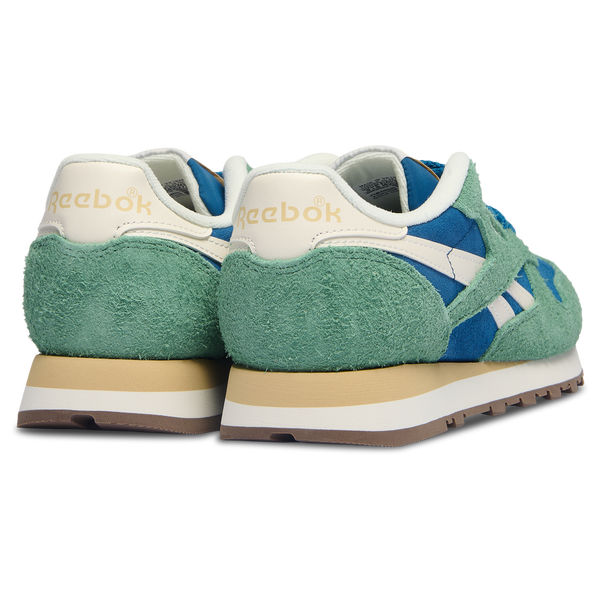 Reebok Classic Leather - Men's - Chalk/Athletic Blue/Field Green - Image 3