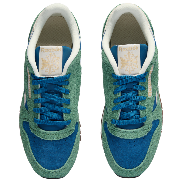 Reebok Classic Leather - Men's - Chalk/Athletic Blue/Field Green - Image 4