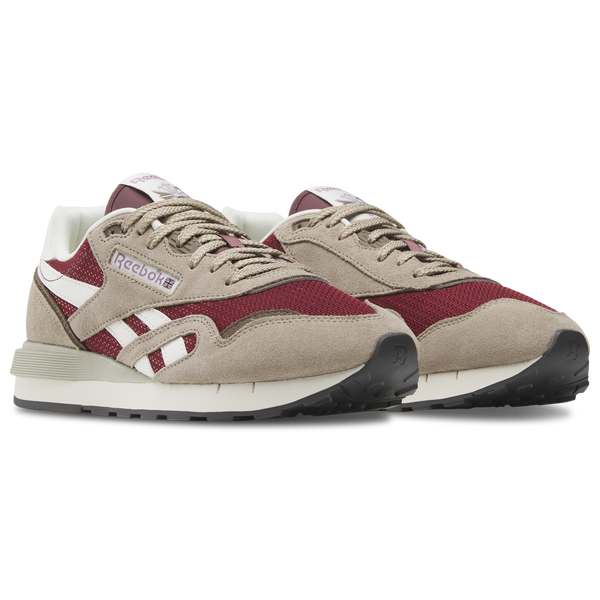 Reebok Classic Nylon 89 - Women's - Grainy Grey/Blackberry/Chalk - Image 2