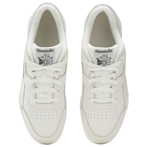 Reebok Workout Plus Leather - Men's - Chalk/Chalk/Black - Image 4